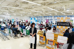 学びリンクは、6月29日（土）、神戸サンボーホール2F（兵庫県神戸市）にて、「通信制高校・サポート校合同相談会」を開催しました。