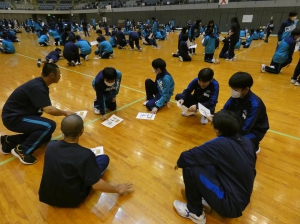 明聖高等学校は、千葉ポートアリーナにて全校交流レクリエーションおよび部活動紹介・体験会を実施しました。