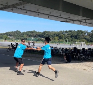 湘南一ツ星高等学院ではマラソン部がムサコ丸子橋リバーサイドマラソンで5km×4名のリレーに出場しました。