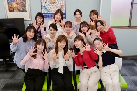 職員は女性のみ！温もりと心強さを持ち合わせた職員が勢ぞろいです。
