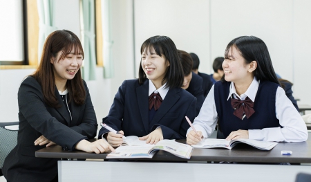 授業風景。落ち着いて学べる環境です